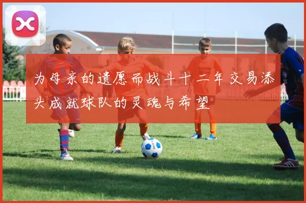 为母亲的遗愿而战斗十二年交易添头成就球队的灵魂与希望